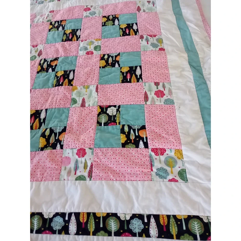 Handcrafted Childs PATCHWORK QUILT  39